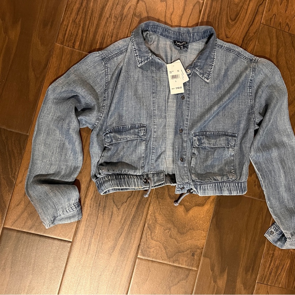 Splendid's Breck Cropped Chambray Jacke